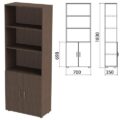 Шкаф полузакрытый "Канц", 700х350х1830 мм, цвет венге (КОМПЛЕКТ)