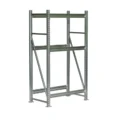 Металлический  складской стеллаж РП-50 (Steller) 1800х1500х600 3 яруса без настила Модель 2 ЦИНК