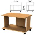 Стол журнальный "Монолит", 800х500х500 мм, цвет бук бавария, ЖМ02.1