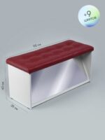 Пуф-Банкетка с зеркалом ( 95х45) для магазина, примерочной, ПВЗ / экокожа, 44672636 — изображение 8