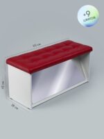 Пуф-Банкетка с зеркалом ( 95х45) для магазина, примерочной, ПВЗ / экокожа, 45544841 — изображение 7
