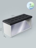 Пуф-Банкетка с зеркалом ( 95х45) для магазина, примерочной, ПВЗ / экокожа, 44672636 — изображение 11