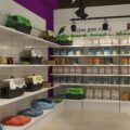 Стеллаж для зоомагазина