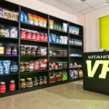 Витрина для продажи спортивного питания