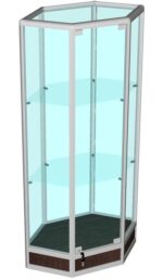 ВА-603 Витрина из профиля с угловая к ВА-600, 601 — изображение 3